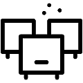 Apiary Beehives Vector SVG Line Icon