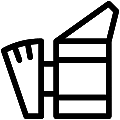 Bee Smoker Vector SVG Line Icon