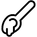 Honey Spoon Vector SVG Line Icon