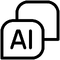 Ai Chatbot Vector SVG Icon