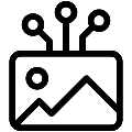 Ai Image Generator Vector SVG Icon