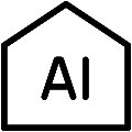 Ai Smart Home Vector SVG Icon