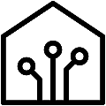Digital Smart House Vector SVG Icon