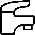 Faucet Vector SVG Line Icon