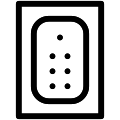 Hydromassage Bath Vector SVG Line Icon