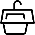 Kitchen Sink Vector SVG Line Icon