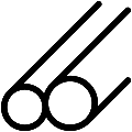 Pipes Vector SVG Line Icon