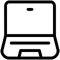 Laptop Vector SVG Line Icon