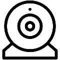 Webcam Vector SVG Line Icon