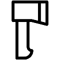 Axe Vector SVG Line Icon