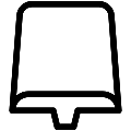 Door Threshold 2 Vector SVG Line Icon