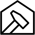 House Construction Vector SVG Line Icon