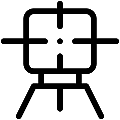 Laser Level 2 Vector SVG Line Icon