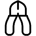 Nippers Vector SVG Line Icon