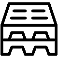 Pallets Vector SVG Line Icon