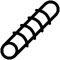Rebar Vector SVG Line Icon