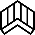 Roof Vector SVG Line Icon