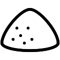 Sand Pile Vector SVG Line Icon