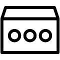 Silicate Brick Vector SVG Line Icon