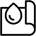 Waterproofing Vector SVG Line Icon
