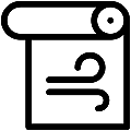 Windproof Membrane Vector SVG Line Icon