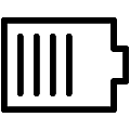 Battery Charge Vector SVG Line Icon
