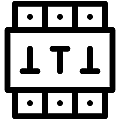 Circuit Breaker Vector SVG Line Icon