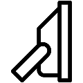 Floodlight Vector SVG Line Icon