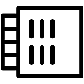 Led Power Supply Vector SVG Line Icon