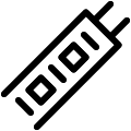 Led Strip Vector SVG Line Icon