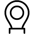 Ring Terminal Vector SVG Line Icon
