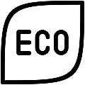 Eco Leaf Vector SVG Line Icon