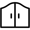 Gate Vector SVG Line Icon