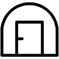 Greenhouse 3 Vector SVG Line Icon