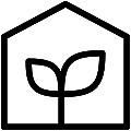 Greenhouse Vector SVG Line Icon
