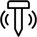 Mole Repeller 2 Vector SVG Line Icon