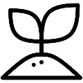 Plant Soil Vector SVG Line Icon