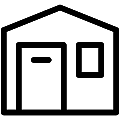 Storage Shed 3 Vector SVG Line Icon