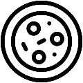 Pizza Vector SVG Line Icon