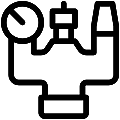 Boiler Safety Group Vector SVG Line Icon