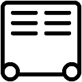 Convector Heater Vector SVG Line Icon