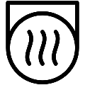 Inline Duct Heater Vector SVG Line Icon