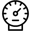 Manometer Vector SVG Line Icon