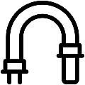 Temperature Sensor Probe Vector SVG Line Icon