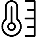 Temperature Vector SVG Line Icon