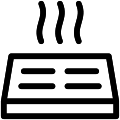 Under Floor Heating Vector SVG Line Icon