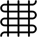 Warm Floor Vector SVG Line Icon