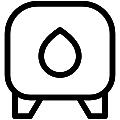 Water Pressure Tank 2 Vector SVG Line Icon