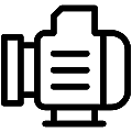 Water Pump Vector SVG Line Icon