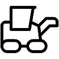 Cold Planer Vector SVG Line Icon